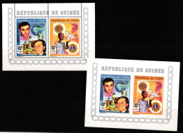 Guinea 1346-1347 A+B Postfrisch Als Kleinbögen, Rotarier #NB119 - Guinée (1958-...)