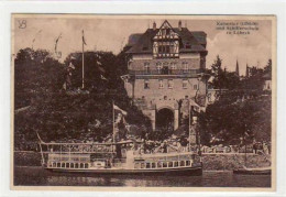 39070904 - Luebeck Mit Kaisertor Und Schifferschule Gelaufen, 1928. Leichte Stempelspuren, Kleiner Knick Oben Links, So - Lübeck
