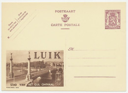 Publibel - Postal Stationery Belgium 1948 Bridge - Luik - Bridges