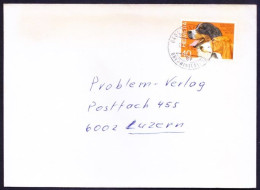 Switzerland 1983 Used Cover With Dogs, Swiss Cynology Society Stamp - Chiens
