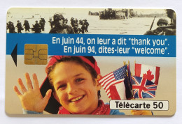 Télécarte France - Débarquement Welcome - Unclassified