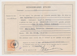 Gemeente Leges F 1.- Epe 1948 - Fiscaux