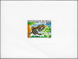 Mali 1989 Y&T 255 Sur Feuillet De Luxe. Serpent, Python Sebae - Serpenti