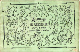 Alphabets De Broderie. Ancienne Maison Rouyer. André Béranger Succr. N° 263. 12 Pages Illustrées De Lettres. - Reclame