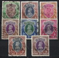 INDE ANGLAISE Ca.1927-47: Lot D' Obl. - 1911-35 Roi Georges V