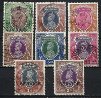 INDE ANGLAISE Ca.1927-47: Lot D' Obl. - 1911-35 Koning George V