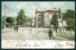 Varese Luino Garibaldi ABRASA PIEGHE Cartolina QK1905 - Varese