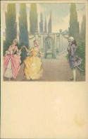 ELDA CENNI SIGNED 1920s POSTCARD - WOMEN DANCING IN THER GARDEN - N.966/5 (5636) - Sonstige & Ohne Zuordnung
