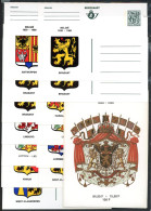 BE   BK 15 - 27     XX    --    13 Cartes  --  150 Ans Belgique  Les Provinces  --  Pochette D'origine - Cartes Postales Illustrées (1971-2014) [BK]