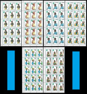 ● ZAIRE CONGO 1979 ֍ ANNE INTER ENFANT ● Bimbi ● BLOCCHI Di 15 Valori ● Serie Completa ● X ● - Unused Stamps