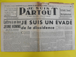 Je Suis Partout. N° 659 Du 31 Mars 1944 . Collaboration Antisémite. Lesca Morand Cousteau Soupault Dorsay - Oorlog 1939-45