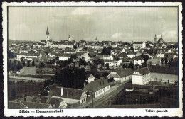 Romania Foto Postcard 1941 Hermannstadt Sibiu Nagyszeben - Vedere Generala Cenzura Militara - Zensur - Roumanie