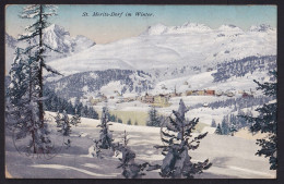 SWITZERLAND  ,   St. Moritz   ,  OLD  POSTCARD - Saint-Moritz