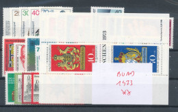 Bund Jahrgang 1973 ** Komplett Mi. 25,- - Unused Stamps