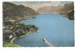 74/ CPSM -  Talloires - Massif Des Bauges Et Petit Lac (Lac D'Annecy) - Talloires