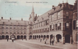 S'  GRAVENHAGE               BINNENHOF MET KABINET DER KONINGIN  + TIMBRE - Den Haag ('s-Gravenhage)