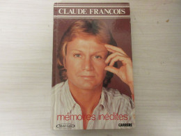 LIVRE MUSIQUE Myriam ZEHAR CLOCLO Claude FRANCOIS MEMOIRES INEDITES 1985 190p.   - Musique