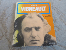 LIVRE MUSIQUE Lucien RIOUX Gilles VIGNEAULT POESIE Et CHANSONS 1969 190p.        - Musica