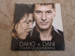 CD MUSIQUE 2 TITRES - DAHO + DANI - COMME Un BOOMERANG - EPAULE TATTOO (LIVE)    - Otros - Canción Francesa