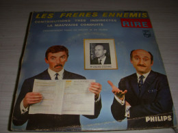 DISQUE VINYL 45 Tours Les FRERES ENNEMIS CONTRIBUTIONS TRES INDIRECTES ... - Autres