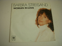 DISQUE VINYL 45 Tours Barbra STREISAND : WOMAN In LOVE - RUN WILD                - Other