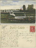 SARATOGA SPRINGS -NEW YORK -ITALIAN GARDEN AT YEDDO RESIDENCE OF MR. SPENCER TRASK - Saratoga Springs