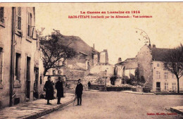 88 - Vosges -  RAON - L ETAPE Bombardé Par Les Allemands - Vue Interieure - Guerre 1914 - Raon L'Etape