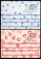 GREENLAND (2006) Carte S Maximum Card S - Christmas, Hearth, Music, Notes, Stave, Noel, Navidad - Maximumkaarten