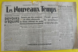 Les Nouveaux Temps N° 746 Du 28 Février 1943. Jean Luchaire. Collaboration Antisémite. Crouzet Pietri Goebbels - Oorlog 1939-45