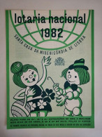 Portugal Loterie Avis Officiel Affiche 1982 Loteria Lottery Official Notice Poster - Billetes De Lotería