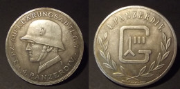 GERMANIA 3° REICH MONETA COMMEMORATIVA 4.PZ. AUFKLARUNGSABTLG 1941 - 4° PANZERDIV. - ALLEMAGNE - DEUTSCHLAND - COD:A321 - Other - Europe