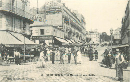 SAINT CLOUD - Le Marché Et Rue Dailly. - Saint Cloud