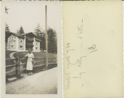 FOTOGRAFIA D'EPOCA -CERESOLE REALE -AGOSTO 1936 LA VILLA D'ALTRI - Autres & Non Classés