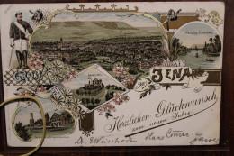 AK 1898 Cpa Gruss Aus Gruß Jena Litho - Jena