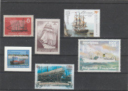 Ships - Small Lot Of MNH(**) Stamps - Boten