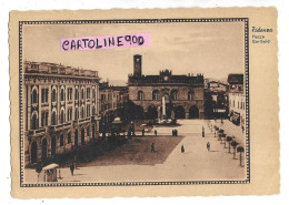 Emilia Romagna-parma-fidenza Gia Borgo San Donnino Animata Differente Veduta Piazza Garibaldi Anni 40 (v.retro/f,bolli) - Sonstige & Ohne Zuordnung