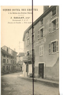 CPA  . D38.  Grand Hôtel Des Grottes A La BALME DES GROTTES . Café De La Grotte .   J. Gallay Propre - La Balme-les-Grottes