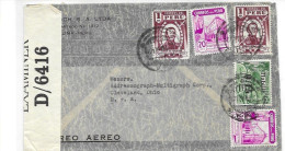 Peru 1942 EXAMINED Airmail Letter To USA (Lima To Cleveland) - Pérou