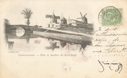 Castelnaudary * 1901 * Pont Et Moulins De St Roch * Moulin à Vent Molen - Castelnaudary