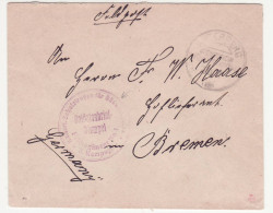 Cover German South West Africa 20 7 1906 From A Soldier In The HERORO Uprising To Herr Haase Bremen Rare Feldpost - Africa Tedesca Del Sud-Ovest