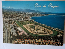 CP -  Hippisme Turf  Hippodrome Cagnes Sur Mer Vue Aérienne - Hippisme