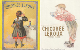 Lot De 4 Calendriers Petit Format Chicorée Extra LEROUX - 1980.1982.1984.1985 - Petit Format : 1981-90