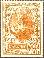 TAAF 20ème Anniversaire De La Station Météorologique De L'île Amsterdam, PA N°22, Sans Charnière, Poste Aérienne - Unused Stamps