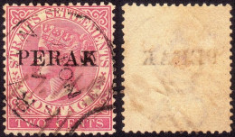 PERAK 1883 Overprint On Straits Settlements 2c Sc#6 - USED "KRIAN" CDS  @P1214 - Perak