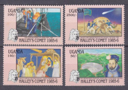 1986 Uganda 470-473 Halley's Comet 8,00 € - Afrika