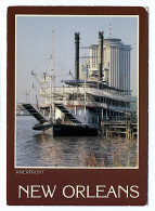 New Orleans - The Steamboat "Natchez" Berthed At The Riverfront - New Orleans