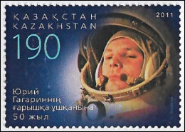 Kazakhstan 2011, Yuri Gagarin 50 Years Of The First Manned Spaceflight - 1 V. MNH - Other & Unclassified