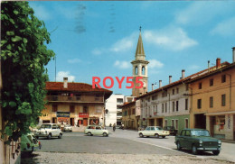 Friuli Venezia Giulia-udine-codroipo Piazza Della Legna Veduta Piazza Auto Epoca Fiat Animata Fine Anni 60 - Sonstige & Ohne Zuordnung