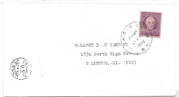 Cuba Letter Caibarien To Columbus USA Censored 1942 - Brieven En Documenten