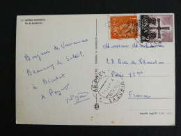 ESPAGNE SPAIN ESPANA AVEC YT 1069 ET 864 FRANCO / OVIEDO CROIX DES ANGES - CORRIDA TAUROMACHIE ANTONIO BIENVENIDA - Storia Postale